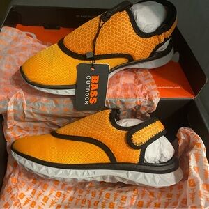 Bass Outdoor Women Slingback Sneakers Hex Mesh Action Size US 6 Flame Orange